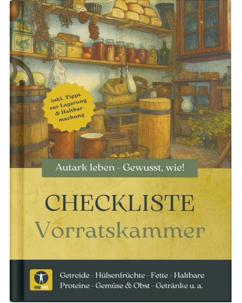 HOWTARK Checkliste Vorratskammer front