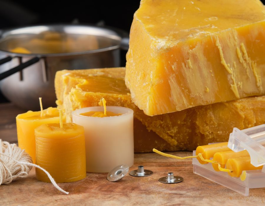 HOWTARK Kerzen gießen Bienenwachskerzen