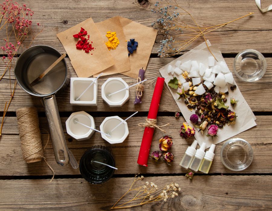 HOWTARK Kerzen gießen